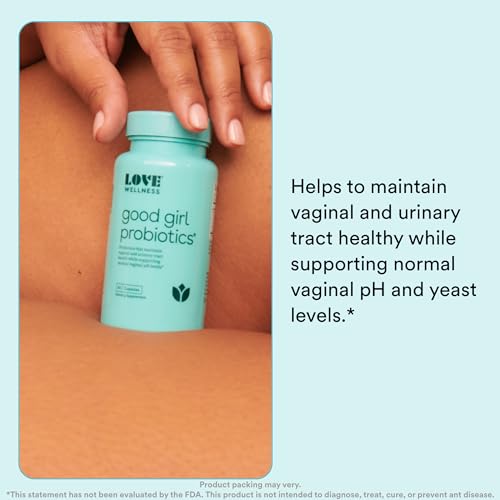 Love Wellness Good Girl Vaginal Probiotics, 60 Count