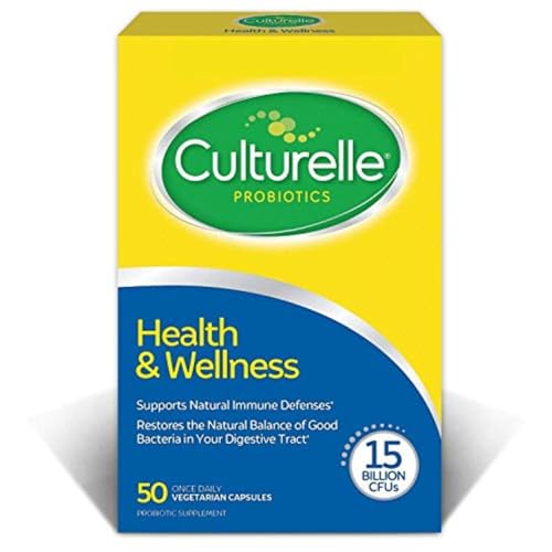 Culturelle Health & Wellness Daily Probiotic, 15 Billion CFUs, 50 Count