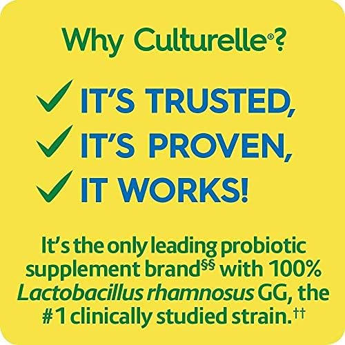 Culturelle Health & Wellness Daily Probiotic, 15 Billion CFUs, 50 Count