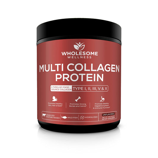 Multi Collagen Protein Powder, Grass-Fed, All-in-One Blend