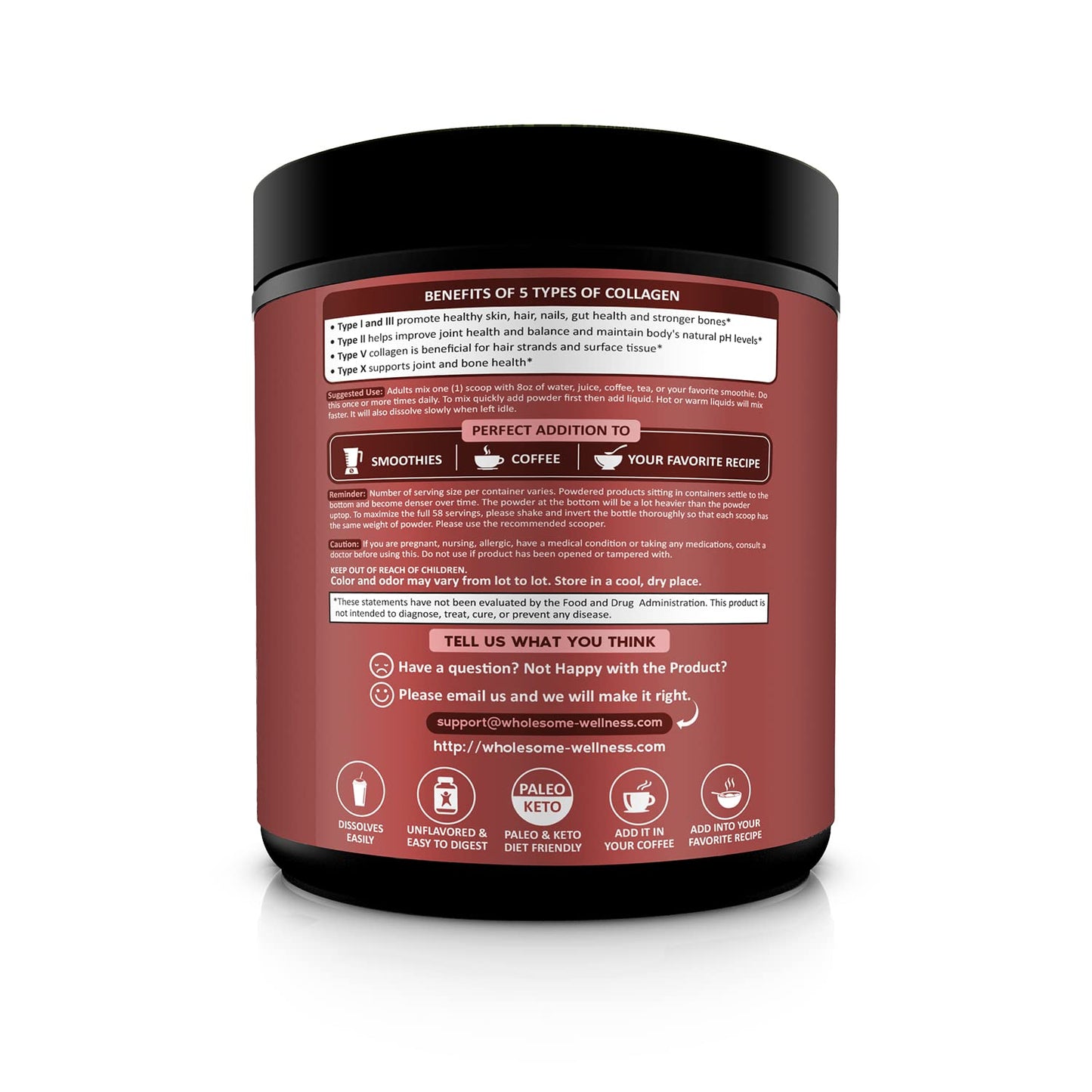 Multi Collagen Protein Powder, Grass-Fed, All-in-One Blend