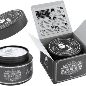 Beard Balm with 20% Bergamot – Nourishing & Conditioning for Fuller, Healthier-Looking Beards – Softens & Styles Facial Hair